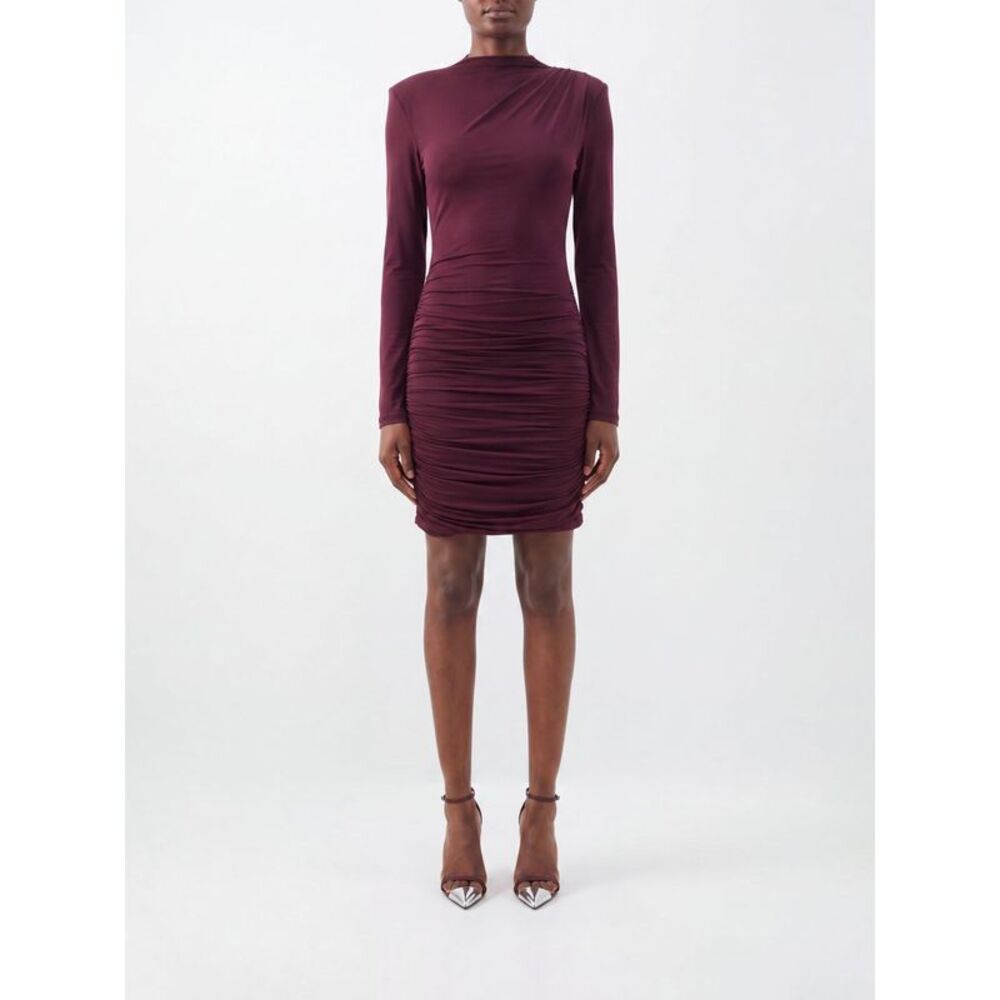 Rotate Dress Woman Burgundy